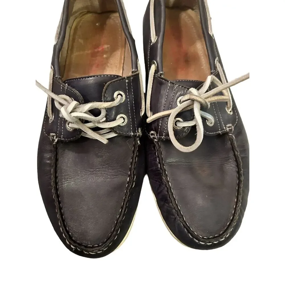 Pikolinos Men Puerto Banus 09Q-6610 Loafers Navy‎ with White Laces- Size 41